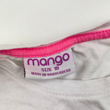 Load image into Gallery viewer, Girls Mango, cotton long sleeve tee / top, tiger, FUC, size 10,  