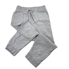 Load image into Gallery viewer, unisex H&amp;T, grey marle track pants, elasticated, Inside leg: 38cm, GUC, size 4,  
