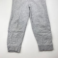 Load image into Gallery viewer, unisex H&amp;T, grey marle track pants, elasticated, Inside leg: 38cm, GUC, size 4,  
