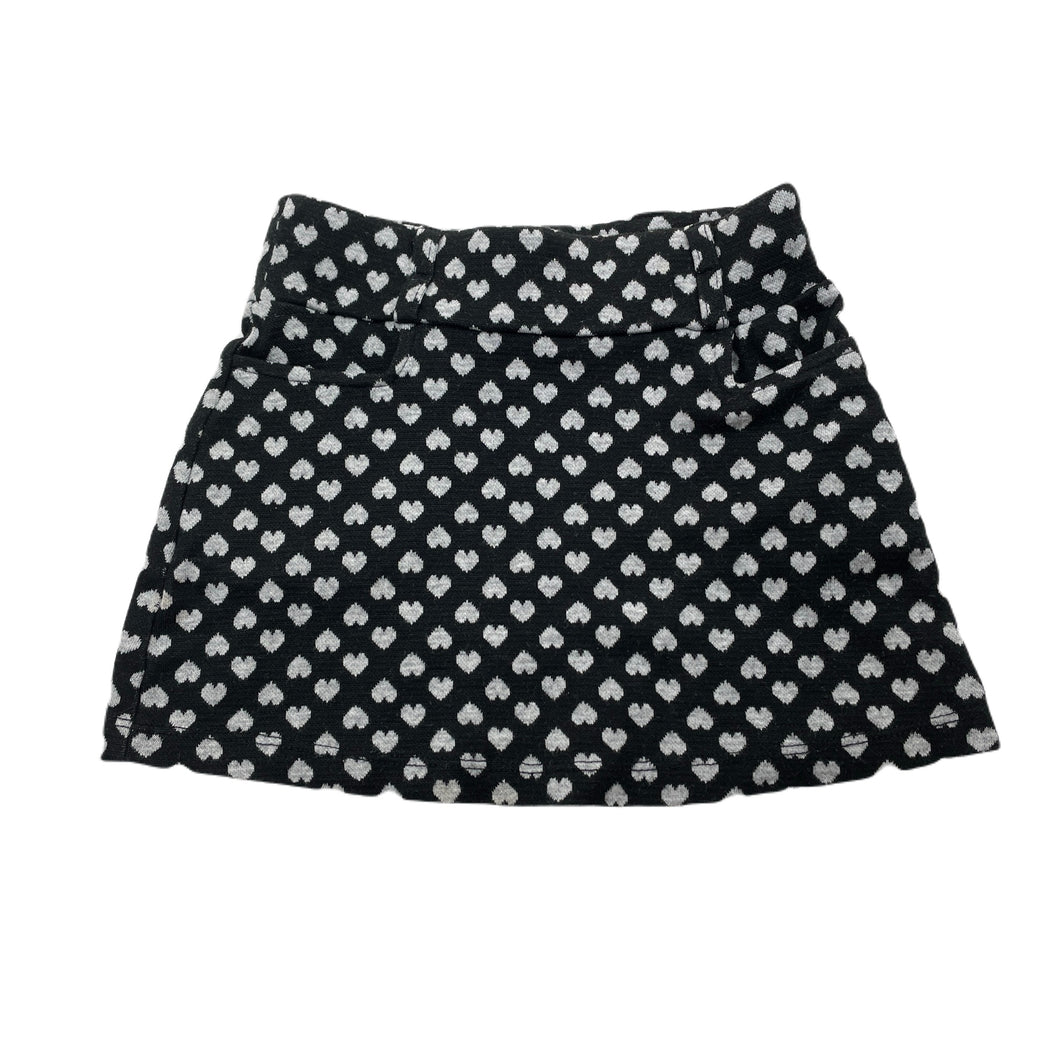Girls Fun Spirit, black & white skirt, elasticated, L: 24cm, GUC, size 5,  