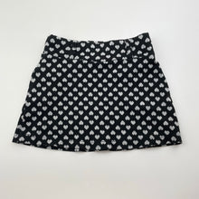 Load image into Gallery viewer, Girls Fun Spirit, black &amp; white skirt, elasticated, L: 24cm, GUC, size 5,  