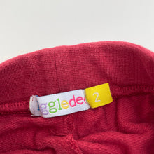 Load image into Gallery viewer, unisex Higgledee, cotton casual pants, elasticated, Inside leg: 29cm, GUC, size 2,  