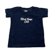 Load image into Gallery viewer, Boys Gildan, navy cotton tee / top, wash fade, FUC, size 2,  