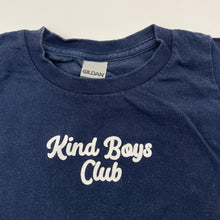 Load image into Gallery viewer, Boys Gildan, navy cotton tee / top, wash fade, FUC, size 2,  