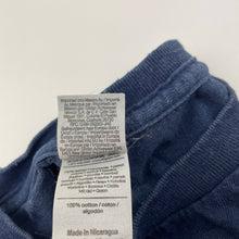 Load image into Gallery viewer, Boys Gildan, navy cotton tee / top, wash fade, FUC, size 2,  