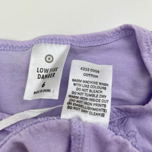 Load image into Gallery viewer, Girls Target, purple cotton pyjamas, EUC, size 6,  