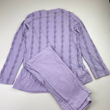 Load image into Gallery viewer, Girls Target, purple cotton pyjamas, EUC, size 6,  