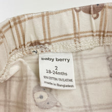 Load image into Gallery viewer, unisex Baby Berry, stretchy leggings / bottoms, FUC, size 2,  
