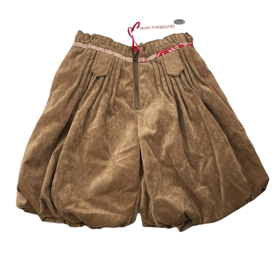 Girls Mini Treasures, Designer lined velvet balloon shorts, NEW, size 5-6,  