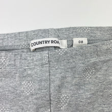 Load image into Gallery viewer, Girls Country Road, embellished stretchy leggings, Inside leg: 50cm, GUC, size 8,  