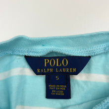 Load image into Gallery viewer, Girls Polo Ralph Lauren, lightweight cotton drop-shoulder long sleeve top, GUC, size 5,  