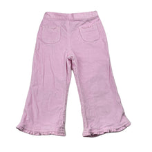 Load image into Gallery viewer, Girls Target, pink corduroy stretch cotton pants, elasticated, Inside leg: 29cm, EUC, size 2,  