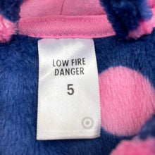 Load image into Gallery viewer, Girls Target, soft fleece dressing gown / bath robe, L: 75cm, EUC, size 5,  