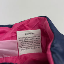 Load image into Gallery viewer, Girls Funky Babe, navy lightweight vest / sleeveless jacket, GUC, size 5,  