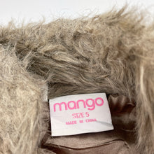 Load image into Gallery viewer, Girls Mango, faux fur vest, single hook fastening, GUC, size 5,  