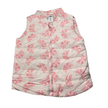 Load image into Gallery viewer, Girls H&amp;T, lightweight puffer vest, butterflies, EUC, size 5,  