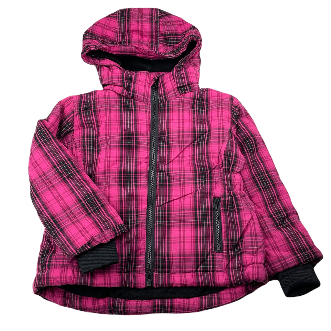 Girls Lily & Dan, fleece lined hooded jacket / coat, EUC, size 2,  