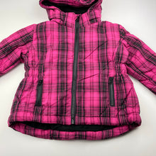 Load image into Gallery viewer, Girls Lily &amp; Dan, fleece lined hooded jacket / coat, EUC, size 2,  