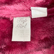 Load image into Gallery viewer, Girls Top Girl, vintage embroidered faux suede jacket / coat, L: 46cm, GUC, size 5,  