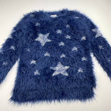 Load image into Gallery viewer, Girls B Collection, soft feel fluffy sweater / jumper, EUC, size 6,  