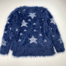 Load image into Gallery viewer, Girls B Collection, soft feel fluffy sweater / jumper, EUC, size 6,  