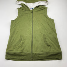Load image into Gallery viewer, Boys Lily &amp; Dan, fleece lined sleeveless zip hoodie sweater, EUC, size 8,  