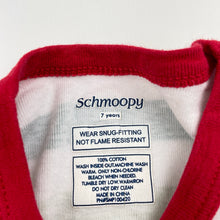 Load image into Gallery viewer, unisex Schmoopy, striped cotton long sleeve pyjama top, GUC, size 7,  