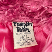Load image into Gallery viewer, Girls Pumpkin Patch, vintage faux fur jacket, 4 hook fasten, FUC, size 2,  