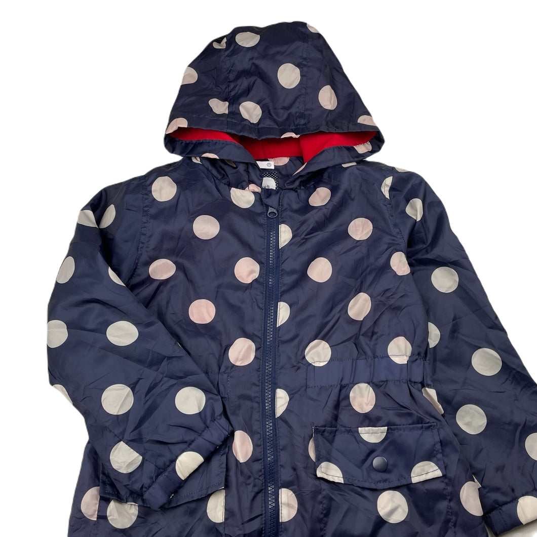 Girls Target, fleece lined spray jacket / coat, GUC, size 6,  