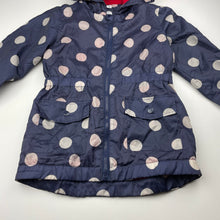 Load image into Gallery viewer, Girls Target, fleece lined spray jacket / coat, GUC, size 6,  