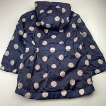 Load image into Gallery viewer, Girls Target, fleece lined spray jacket / coat, GUC, size 6,  