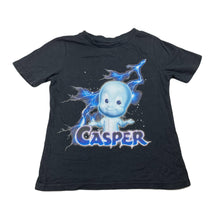 Load image into Gallery viewer, unisex Casper, black cotton tee / top, GUC, size 6,  