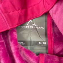 Load image into Gallery viewer, Girls PARADOX, velour lined water resistant jacket, EUC, size 14,  