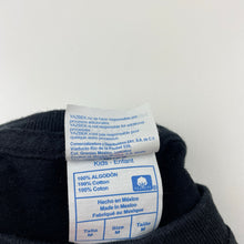Load image into Gallery viewer, Boys Yasbek, black cotton tee / top, dog, Sz: M, armpit to armpit: 35cm, EUC, size 4-5,  
