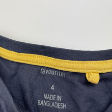 Load image into Gallery viewer, Boys Favourites, cotton long sleeve tee / top, digger, EUC, size 4,  