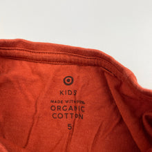 Load image into Gallery viewer, Boys Target, organic cotton long sleeve tee / top, GUC, size 5,  