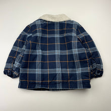 Load image into Gallery viewer, Boys Target, fleece lined wadded shirt, poppers, GUC, size 2,  