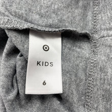 Load image into Gallery viewer, Boys Target, grey marle long sleeve tee / top, GUC, size 6,  