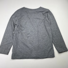 Load image into Gallery viewer, Boys Target, grey marle long sleeve tee / top, GUC, size 6,  