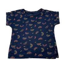 Load image into Gallery viewer, Girls Anko, cotton tee / top, rainbows, FUC, size 6,  