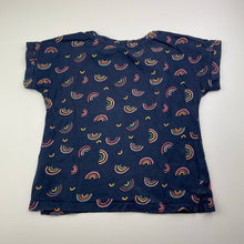 Load image into Gallery viewer, Girls Anko, cotton tee / top, rainbows, FUC, size 6,  