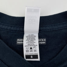 Load image into Gallery viewer, unisex AS Colour, navy cotton tee / top, ninja warrior, GUC, size 8,  
