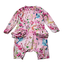 Load image into Gallery viewer, Girls Bebe by Minihaha, floral long sleeve swim one-piece, EUC, size 1,  