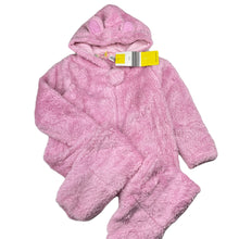 Load image into Gallery viewer, Girls Higgledee, pink soft fleece zip coverall / romper, NEW, size 2,  