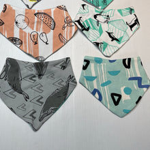 Load image into Gallery viewer, Unisex Milk &amp; Masuki, set of 6 organic cotton bibs, NEW, size 00-0,  
