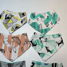 Load image into Gallery viewer, Unisex Milk &amp; Masuki, set of 6 organic cotton bibs, NEW, size 00-0,  