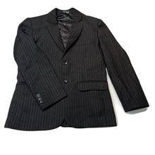 Load image into Gallery viewer, Boys Mini World, black pin stripe suit/formal jacket, EUC, size 10,  