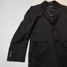 Load image into Gallery viewer, Boys Mini World, black pin stripe suit/formal jacket, EUC, size 10,  