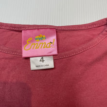 Load image into Gallery viewer, Girls The Wiggles, Emma cotton long sleeve tee / top, FUC, size 4,  