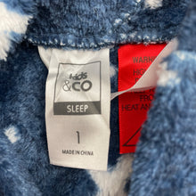 Load image into Gallery viewer, Unisex Kids &amp; Co, fleece dressing gown / bath robe, GUC, size 1,  